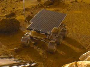View of Sojourner Rover